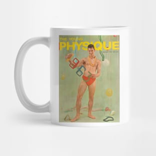 THE YOUNG PHYSIQUE - Vintage Physique Muscle Male Model Magazine Cover Mug